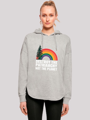 Sweat-shirt 'Internationaler Frauentag Feminismus und Umwelt' F4NT4STIC en gris : devant