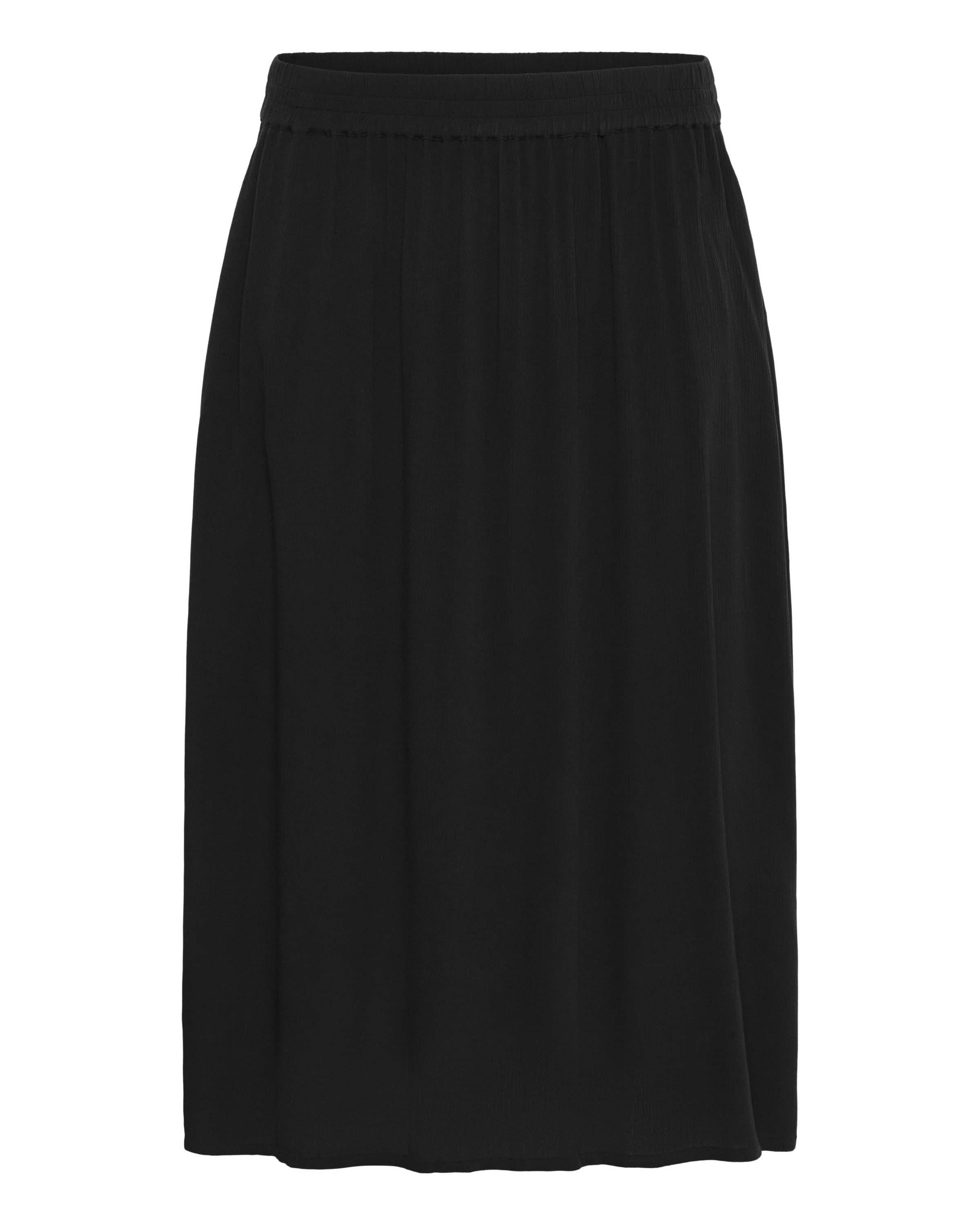 Gonna 'Saline' di KAFFE CURVE in nero: frontale