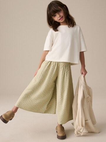 Wide Leg Pantalon Next en beige