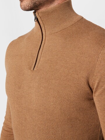 TOM TAILOR Pullover in Braun