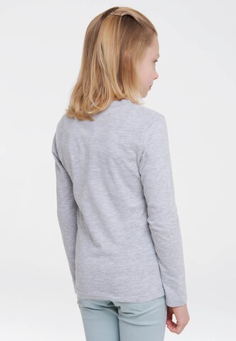 LOGOSHIRT Shirt 'Maus & Elefant' in Grau