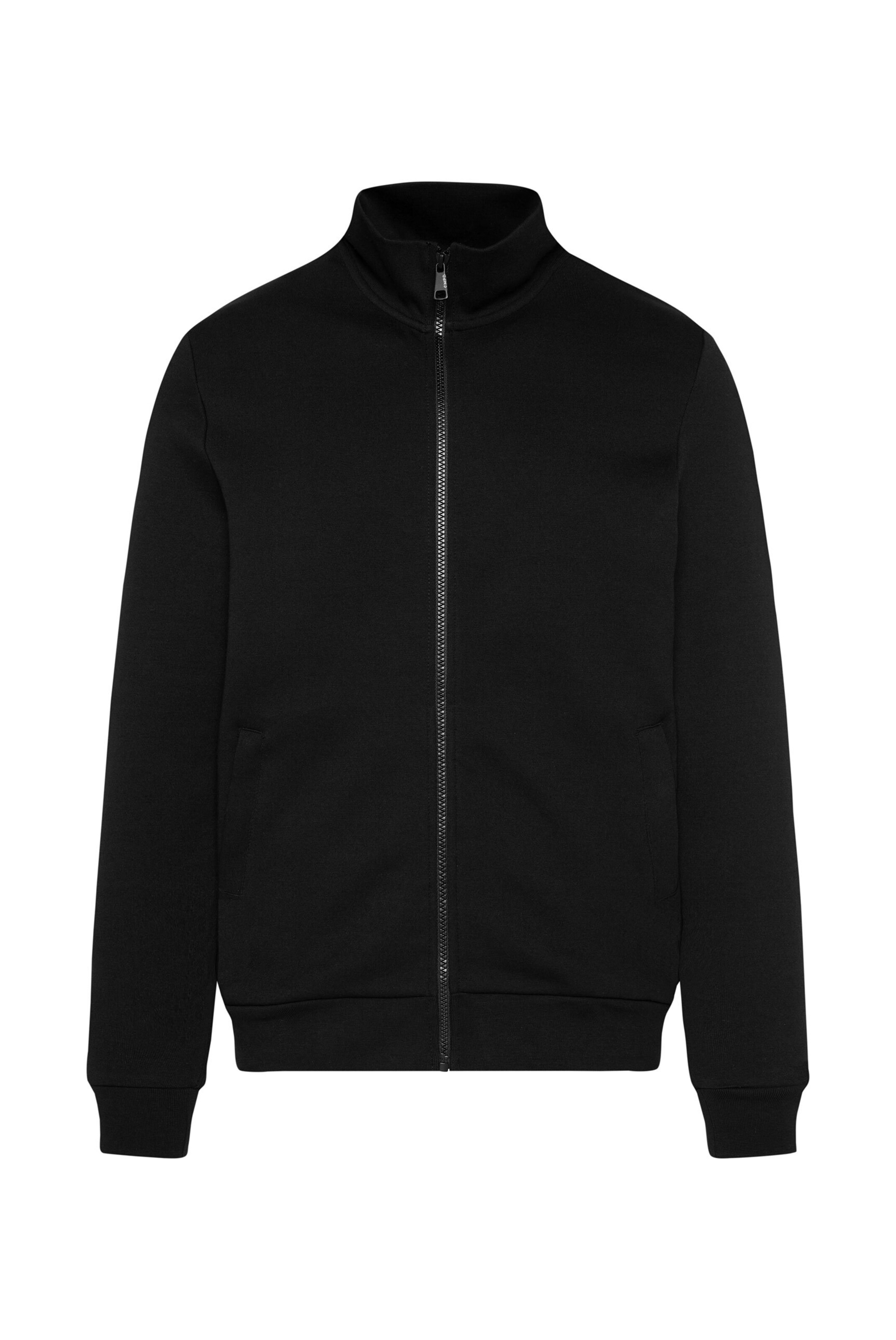 CMPD Zip-Up Hoodie in Black: front