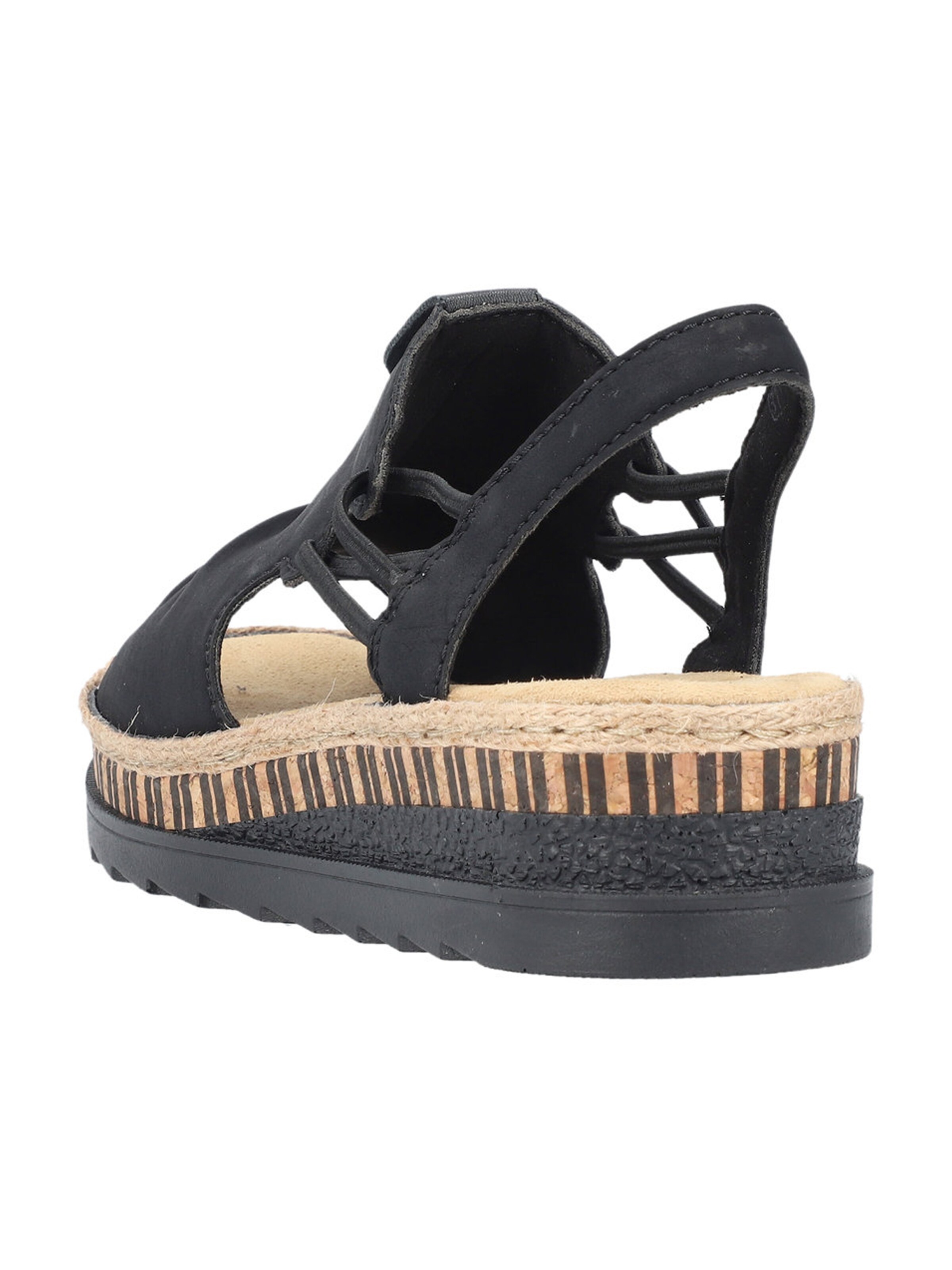 Sandalo di Rieker in nero