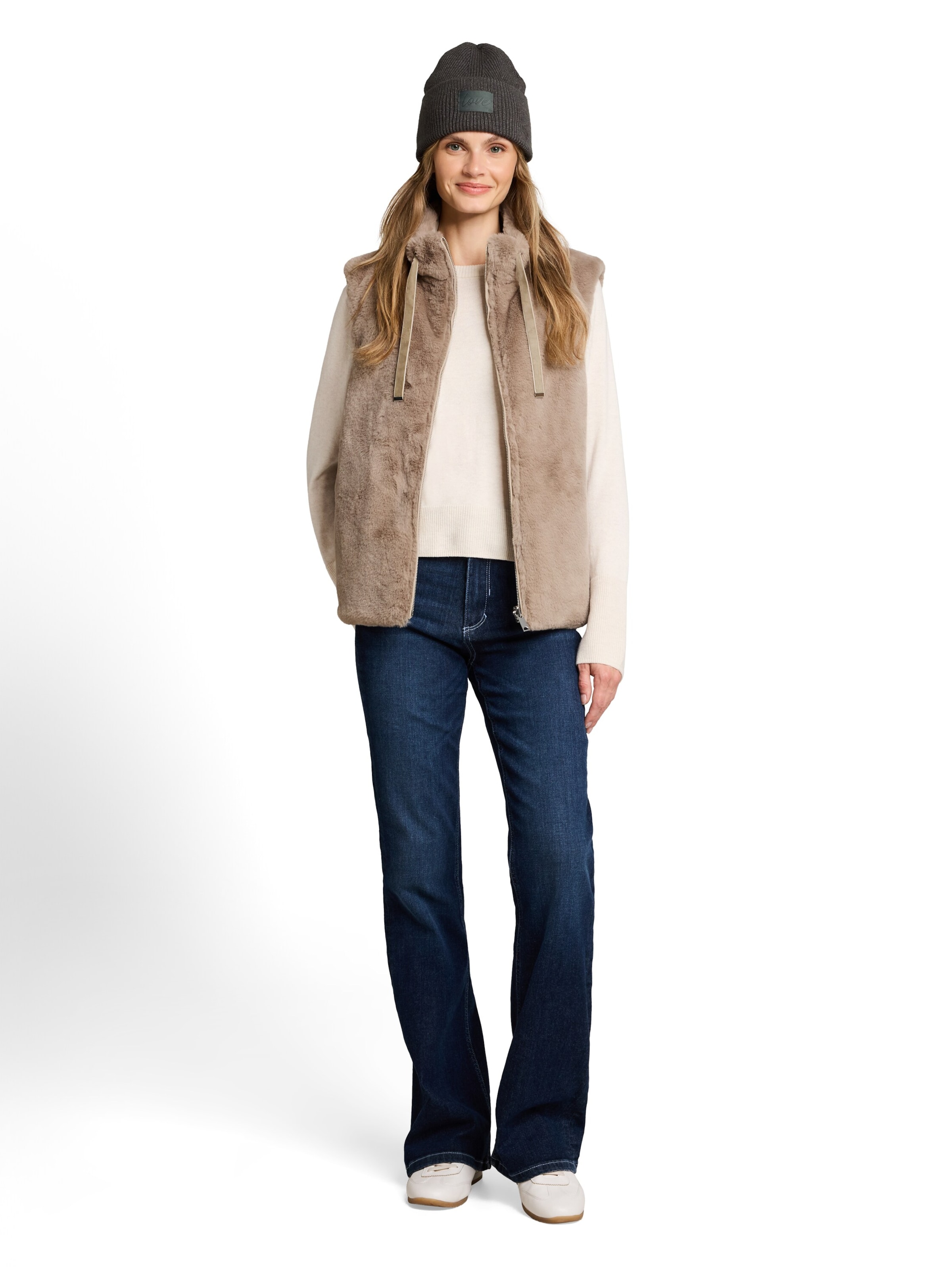 TOM TAILOR Bodywarmer in Grijs