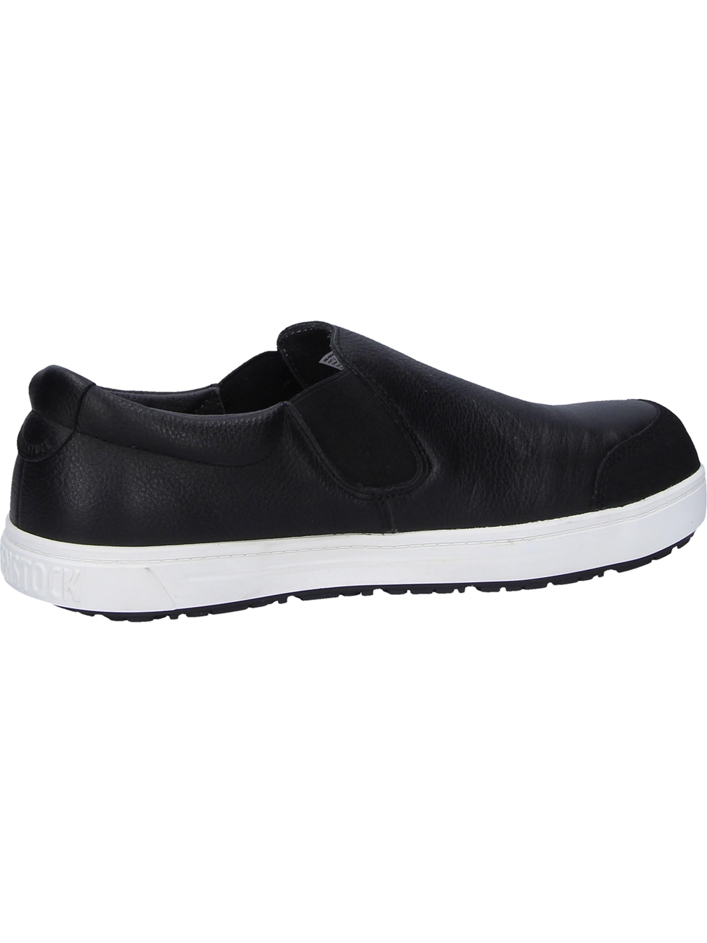 BIRKENSTOCK Slip-ons 'Sicherheitsschuhe QS 400 NL' in Black