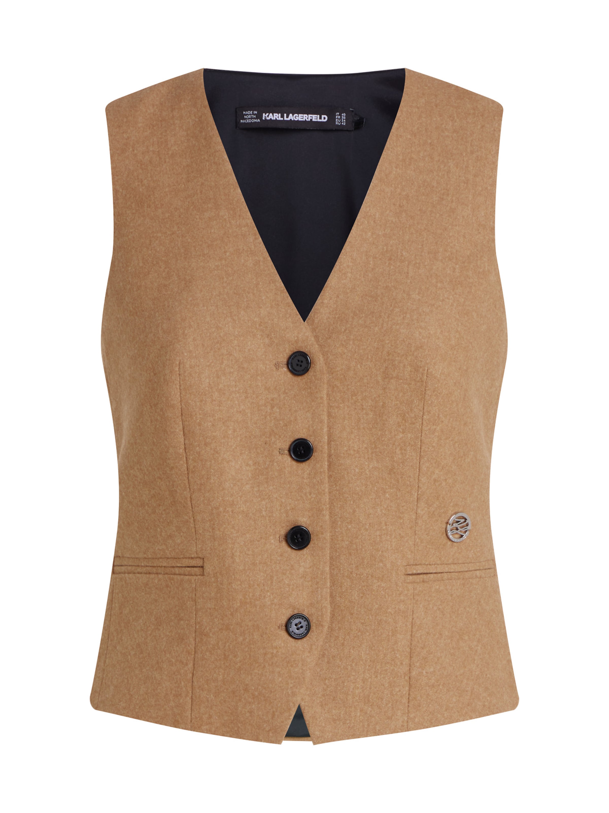 Karl Lagerfeld Vest i brun: forside