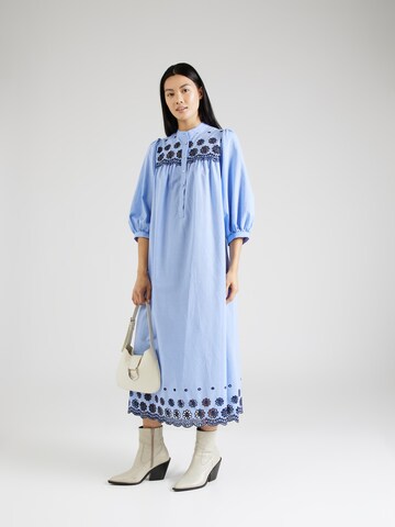 SISTERS POINT Sukienka koszulowa 'EVIA' w kolorze niebieski