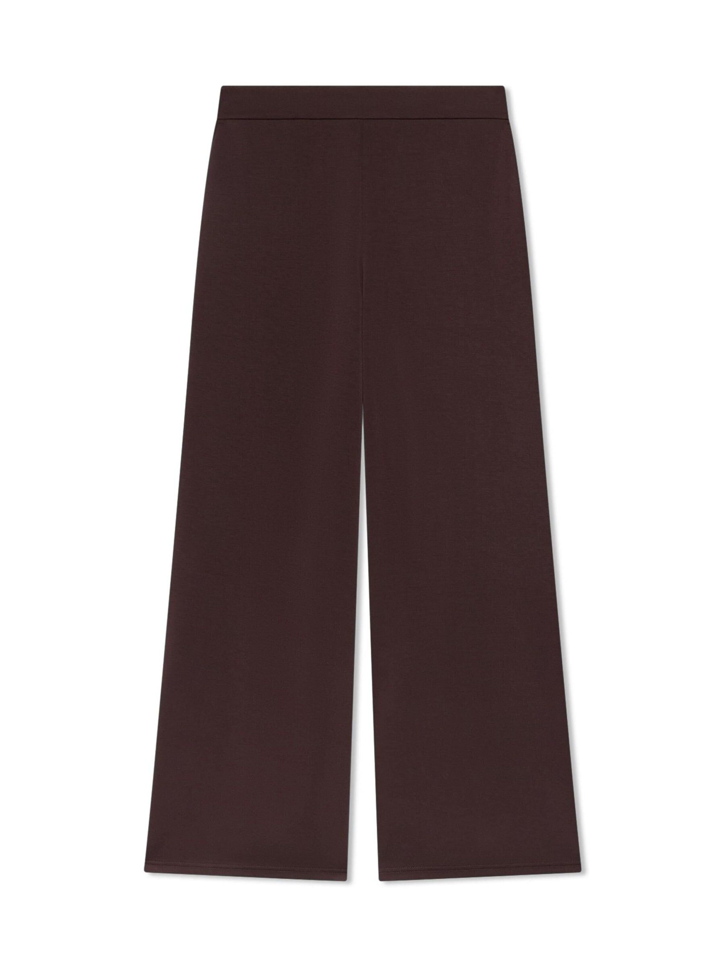 Wide leg Pantaloni di Fiorella Rubino in marrone: frontale