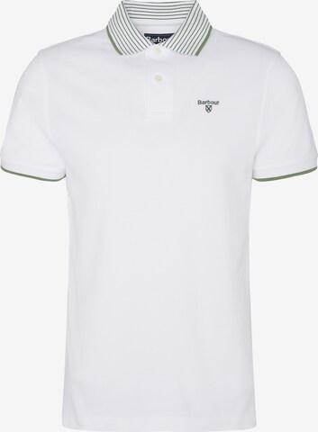 T-Shirt 'Denwick' Barbour en blanc : devant