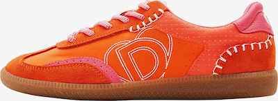Desigual Låg sneaker 'Retro Split' i orange / röd / vit, Produktvy