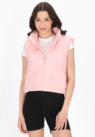 myMo ATHLSR Weste in Pink: Vorderseite