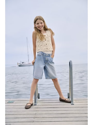 ONLY Baggy Broek in Blauw: voorkant