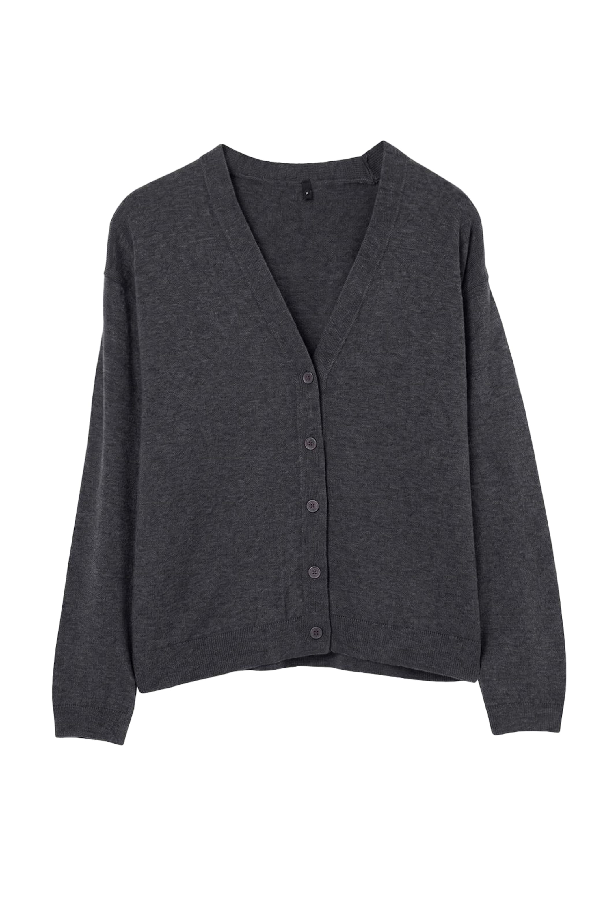 Trendyol Strickjacke in XS in dunkelgrau, Produktansicht