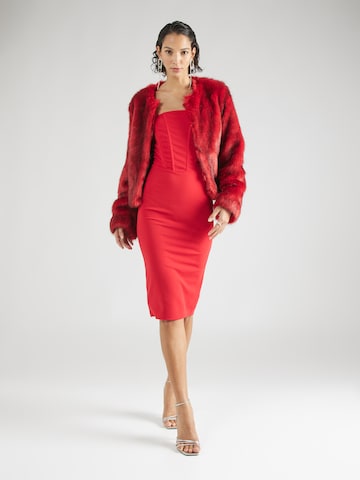 WAL G. Sukienka koktajlowa 'PIA' w kolorze czerwony