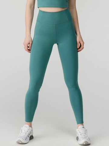 Skinny Pantalon ' COMPressive ' Girlfriend Collective en vert