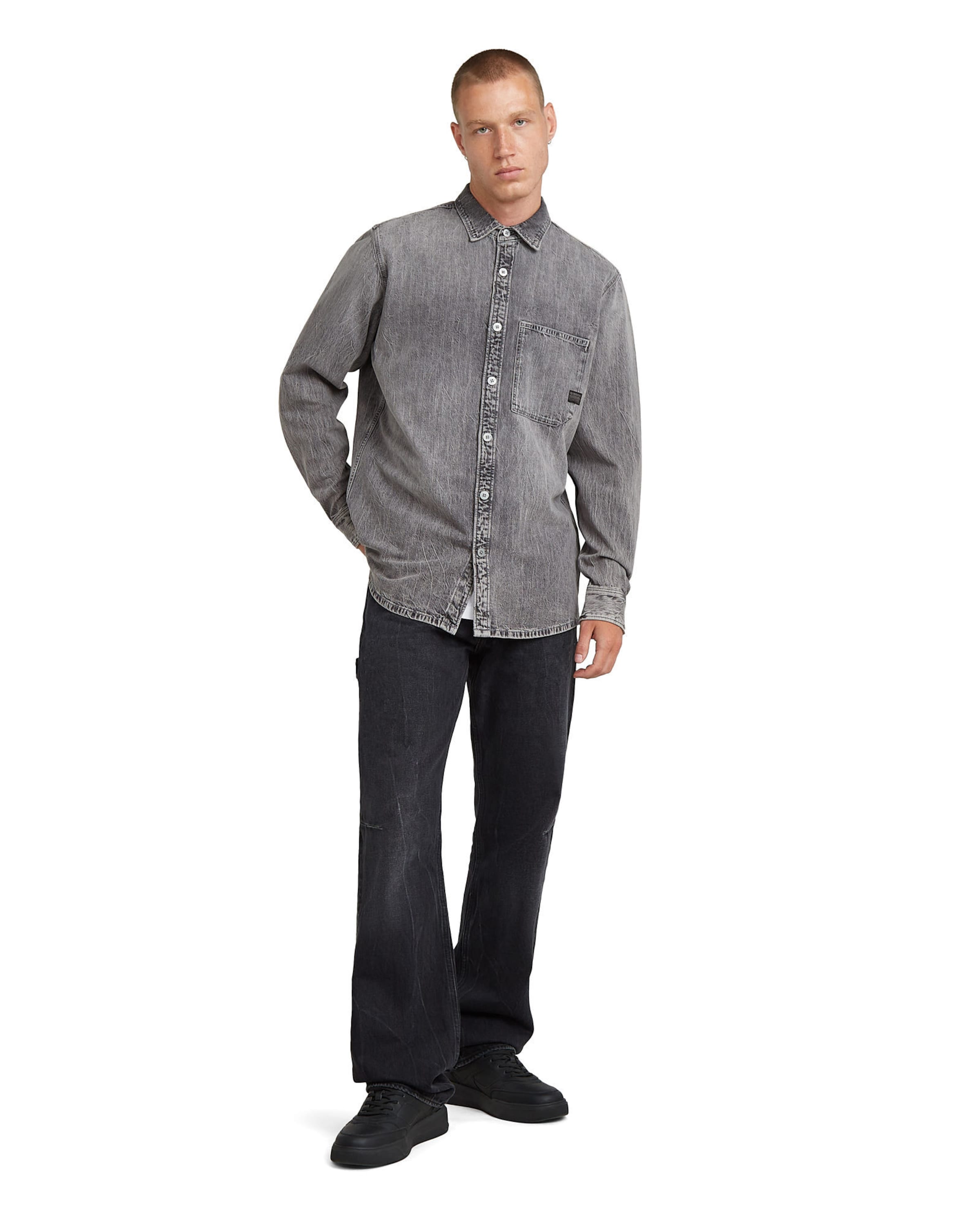 G-STAR Regular fit Overhemd in Grijs