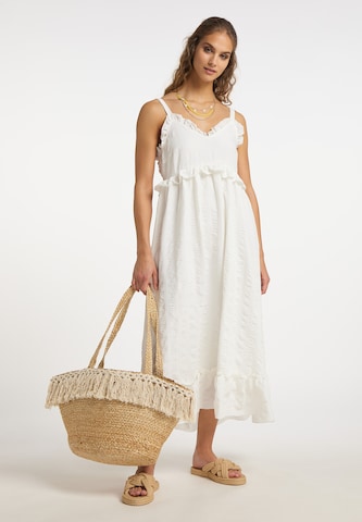 Robe d’été IZIA en blanc