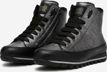 NATURINO Sneakers hoog in Zwart: voorkant