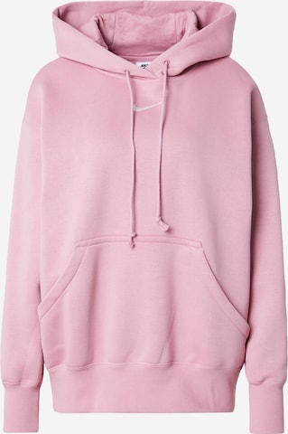 Nike Sportswear Sweatshirt 'Phoenix Fleece' in Pink: Vorderseite