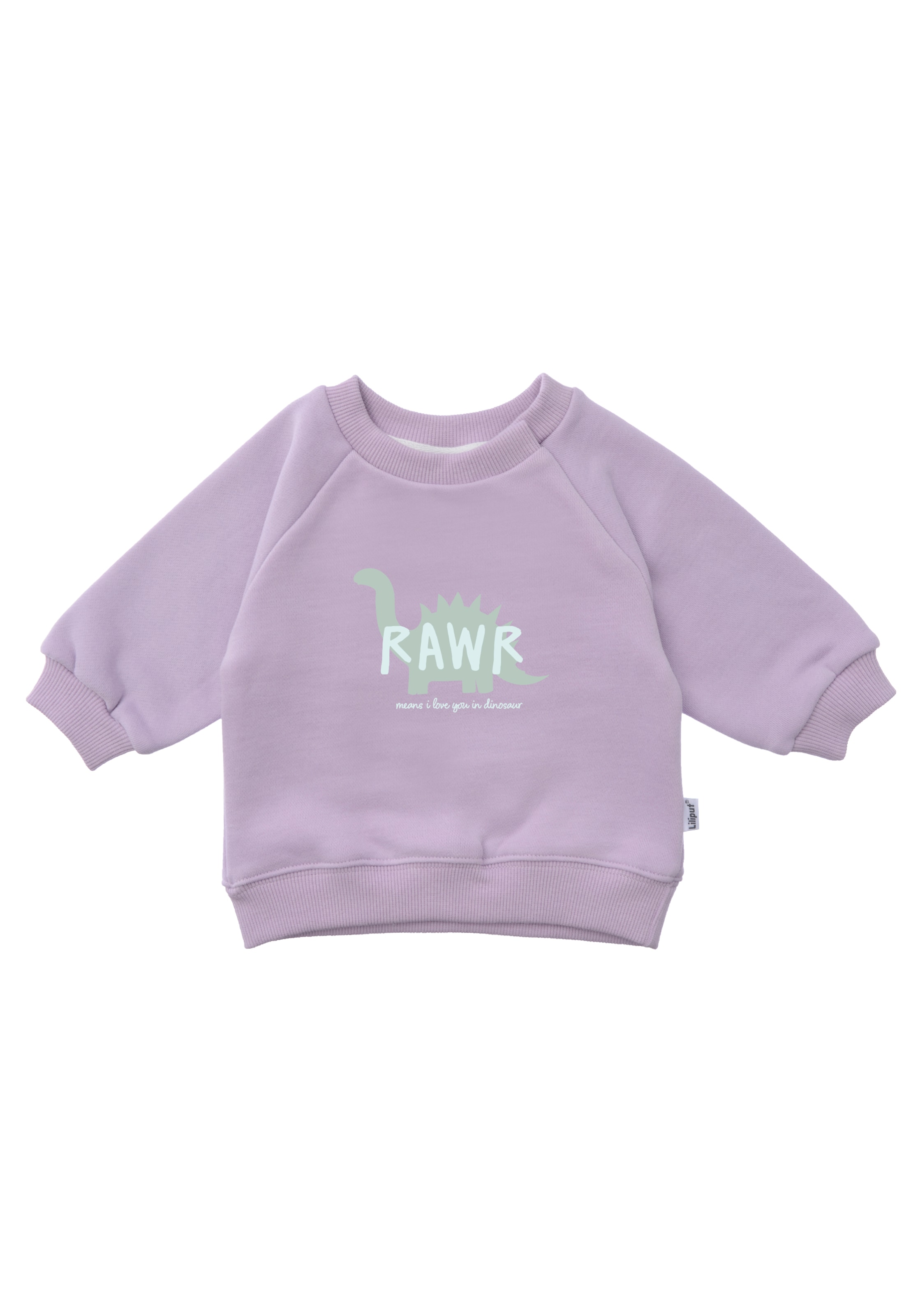 LILIPUT Sweatshirt 'Dino Rawr' in Purple: front