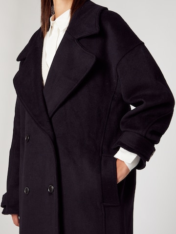 ABOUT YOU x MOGLI Between-Seasons Coat 'Willow' in Black