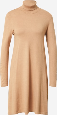 VERO MODA Knitted dress in Brown: front