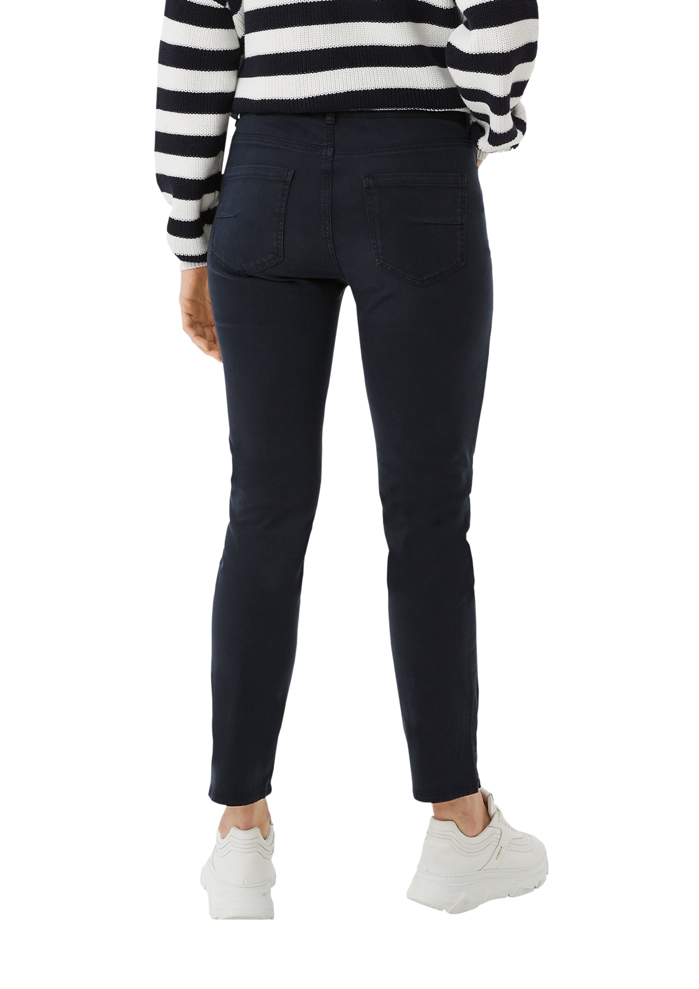 comma casual identity Skinny Pants in Blue: back