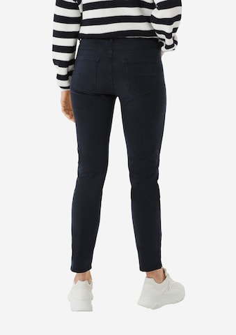 comma casual identity Skinny Pants in Blue: back