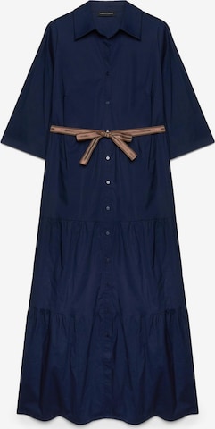 Abito di Fiorella Rubino in blu: frontale