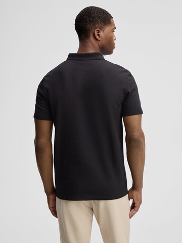 STRELLSON Poloshirt 'Fisher' in Schwarz