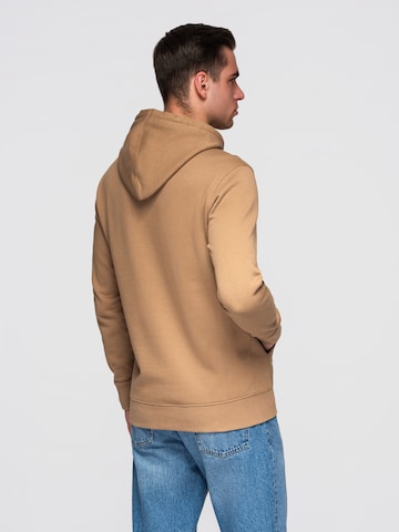 Sweat-shirt Ombre en marron