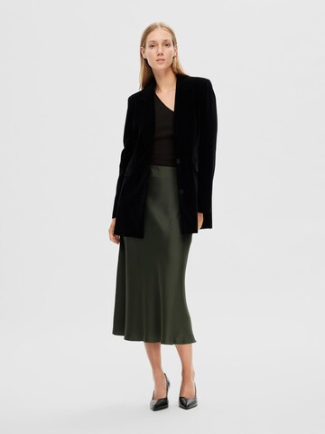 SELECTED FEMME Skirt in Green