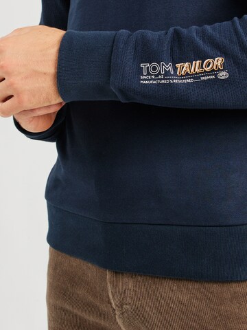 TOM TAILOR Sweatshirt in Blau