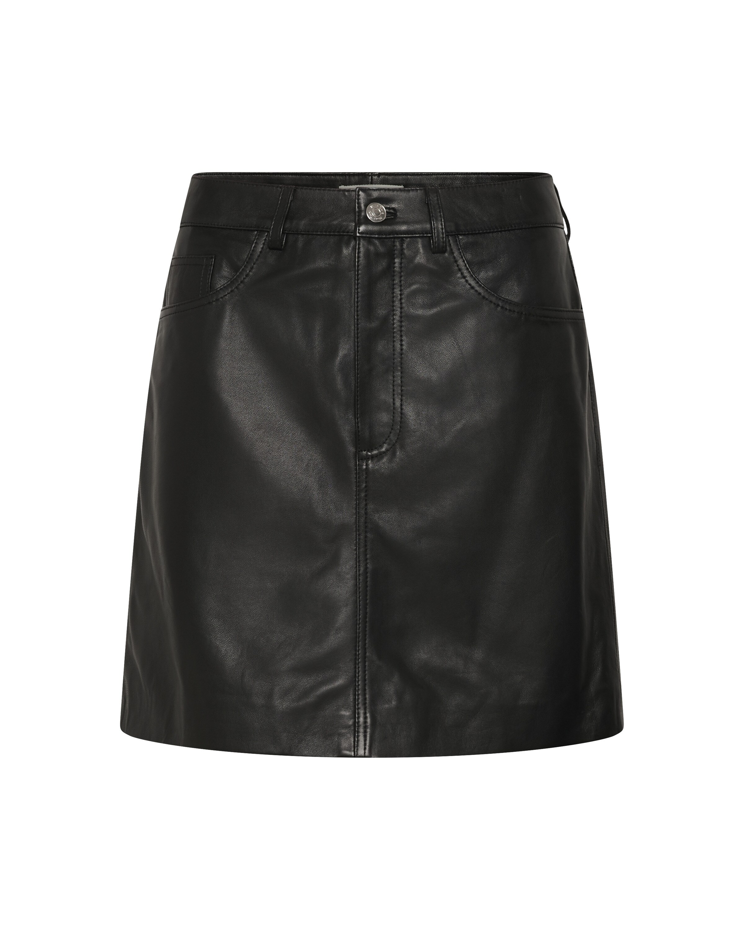 Part Two Rok 'Cillie' in Zwart: voorkant