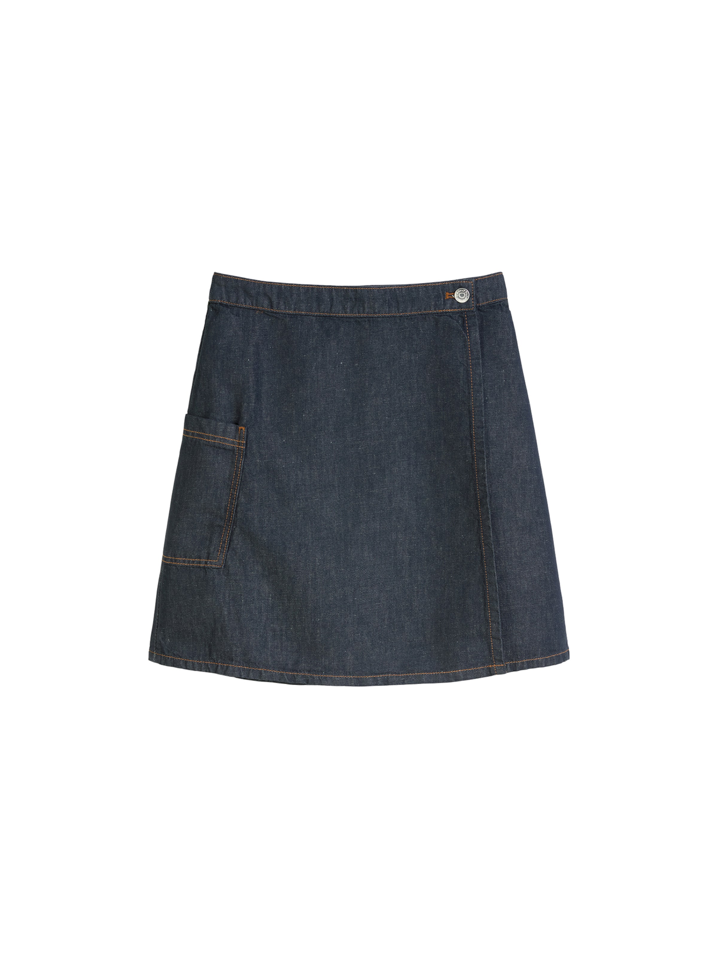 Jupe Marc O'Polo en bleu : devant