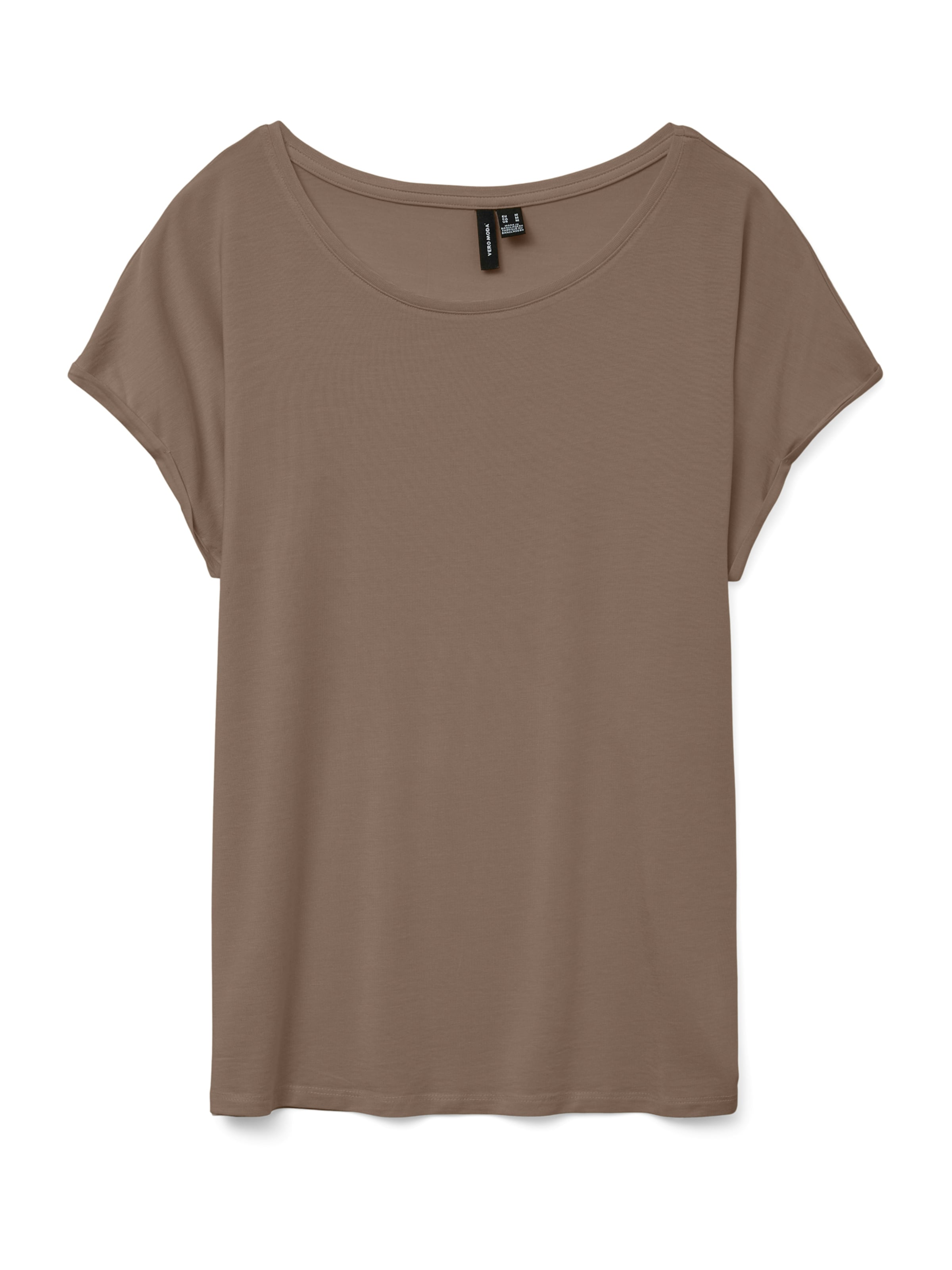 VERO MODA Shirt 'VMAVA' in Brown: front