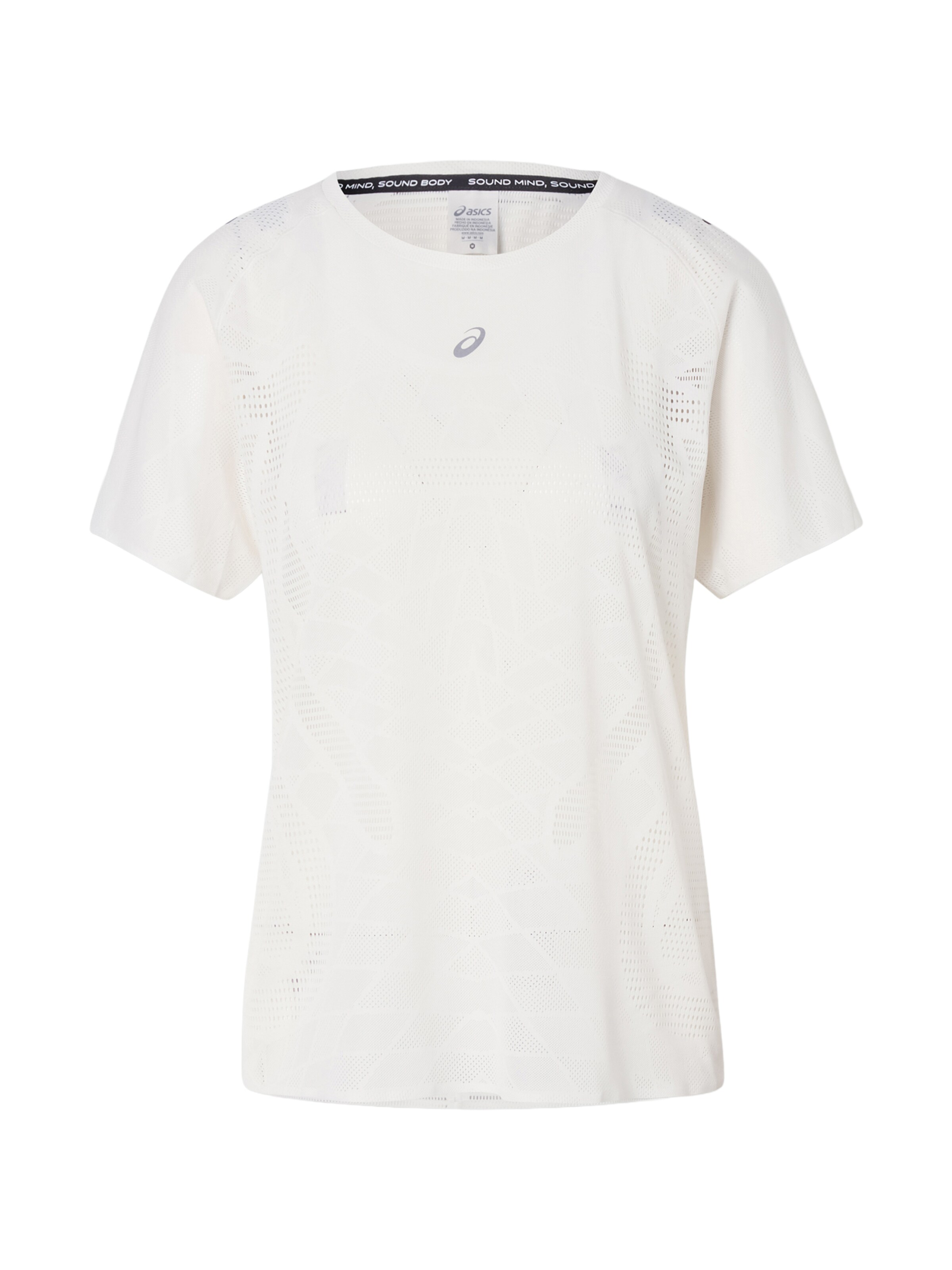 ASICS Funktionsshirt 'METARUN' in Weiß: Vorderseite