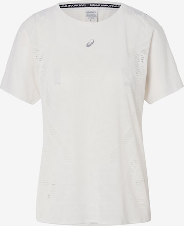 ASICS Funktionsshirt 'METARUN' in Weiß: Vorderseite