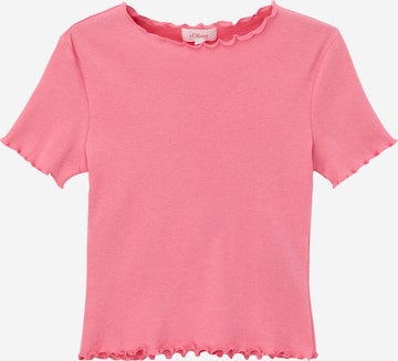 T-Shirt s.Oliver en rose : devant