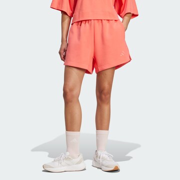 ADIDAS SPORTSWEAR Loosefit Sportbroek 'All Szn' in Rood: voorkant