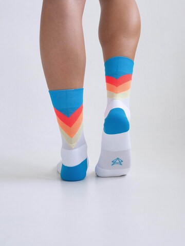 INCYLENCE Athletic Socks 'GRADES' in Blue