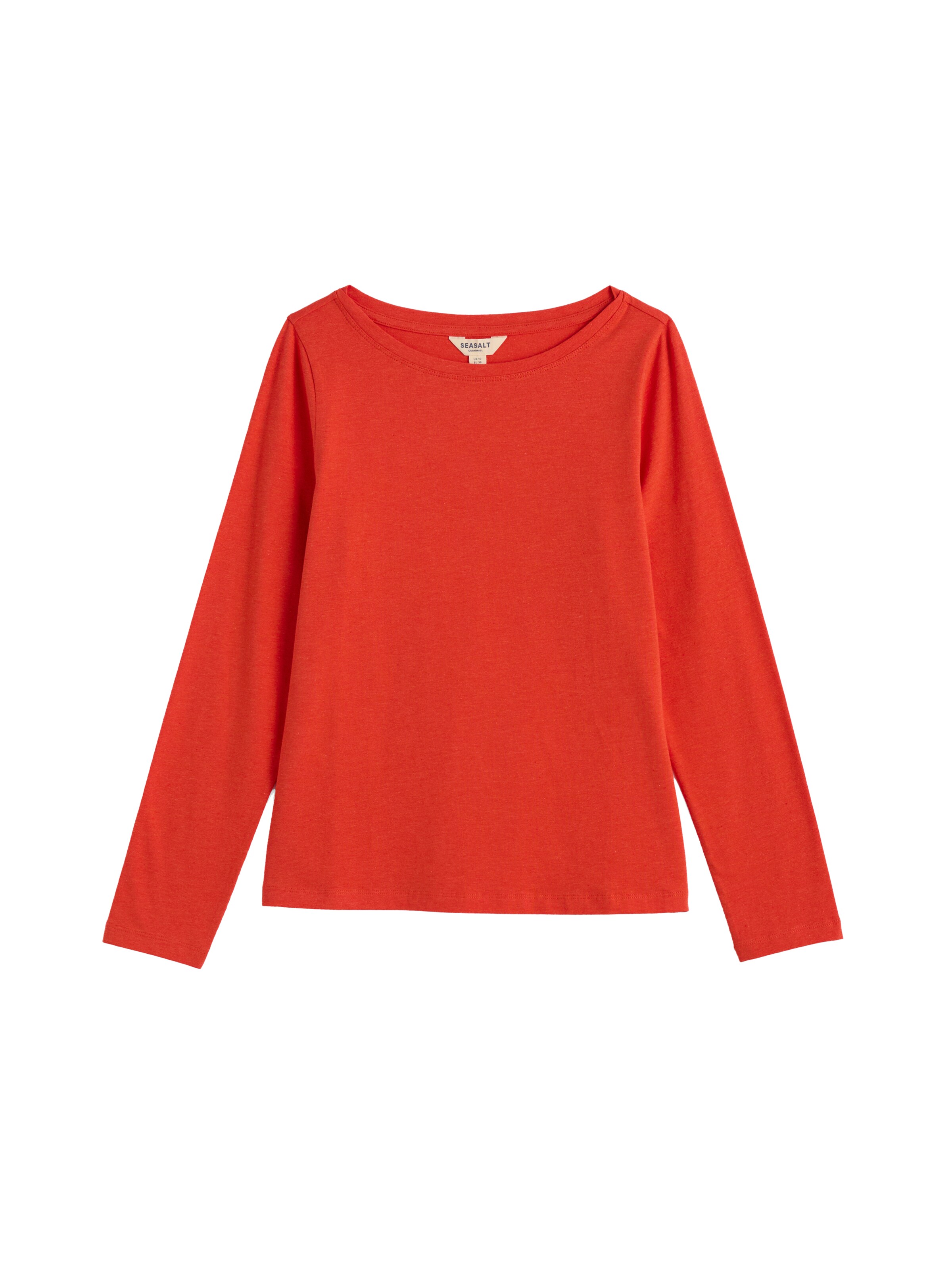 Seasalt Cornwall Shirt 'Easel' in Orange: front