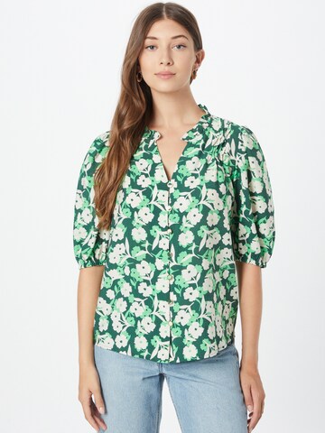 Love & Divine Blouse in Groen: voorkant