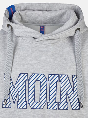 salzhaut Sweatshirt 'Heff' in Grau: Vorderseite