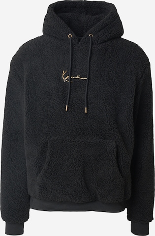 Karl KaniSweater majica - crna boja: prednji dio