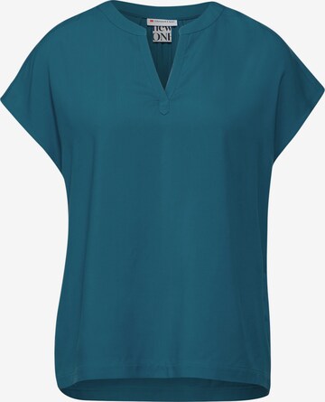 STREET ONE Blouse in Blue: front