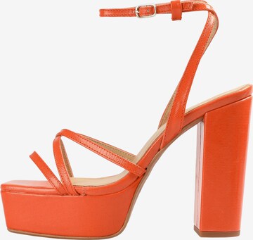 Scalpers Sandal in Orange: front