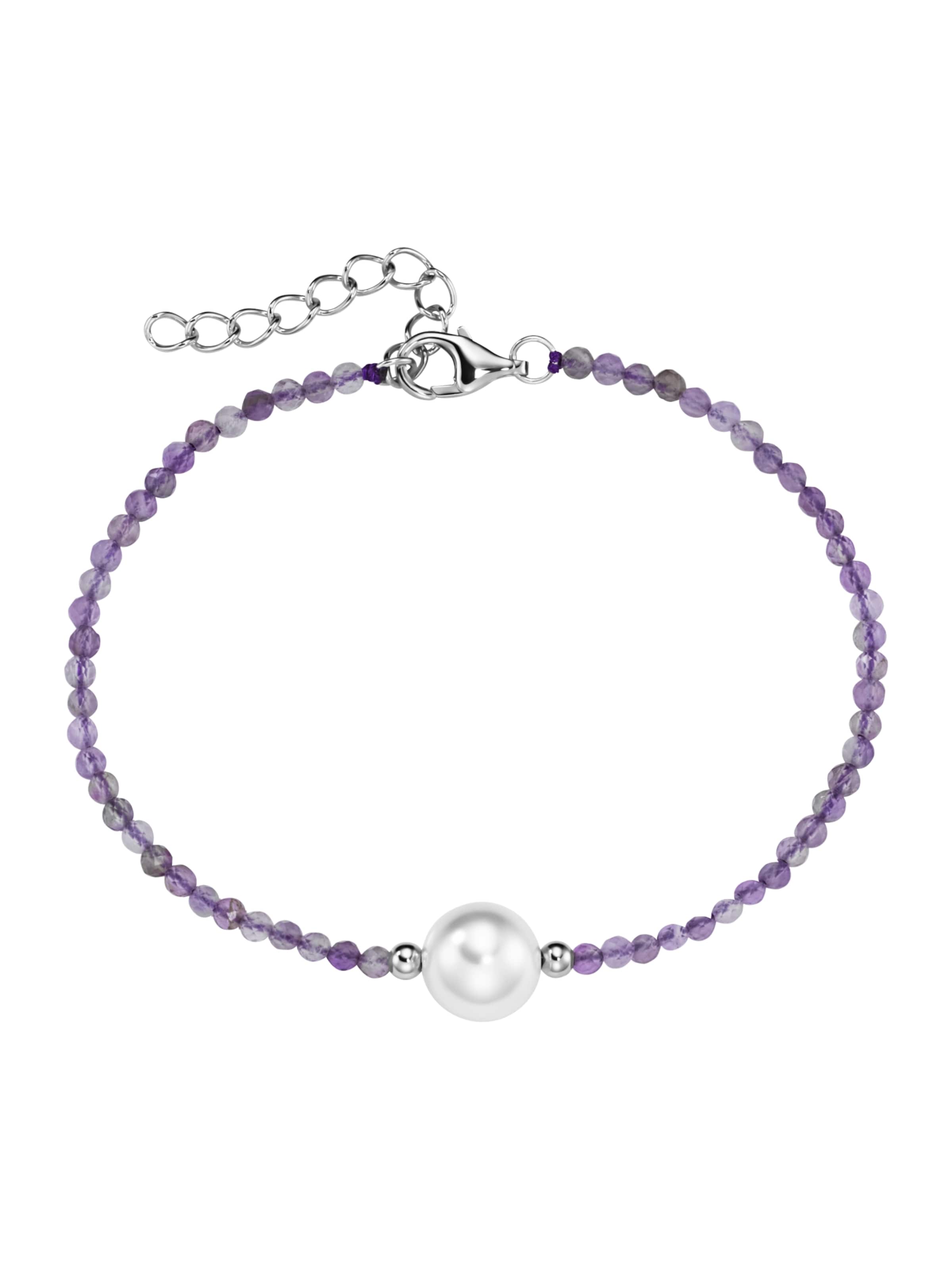 Braccialetto di Smart Jewel in lilla: frontale