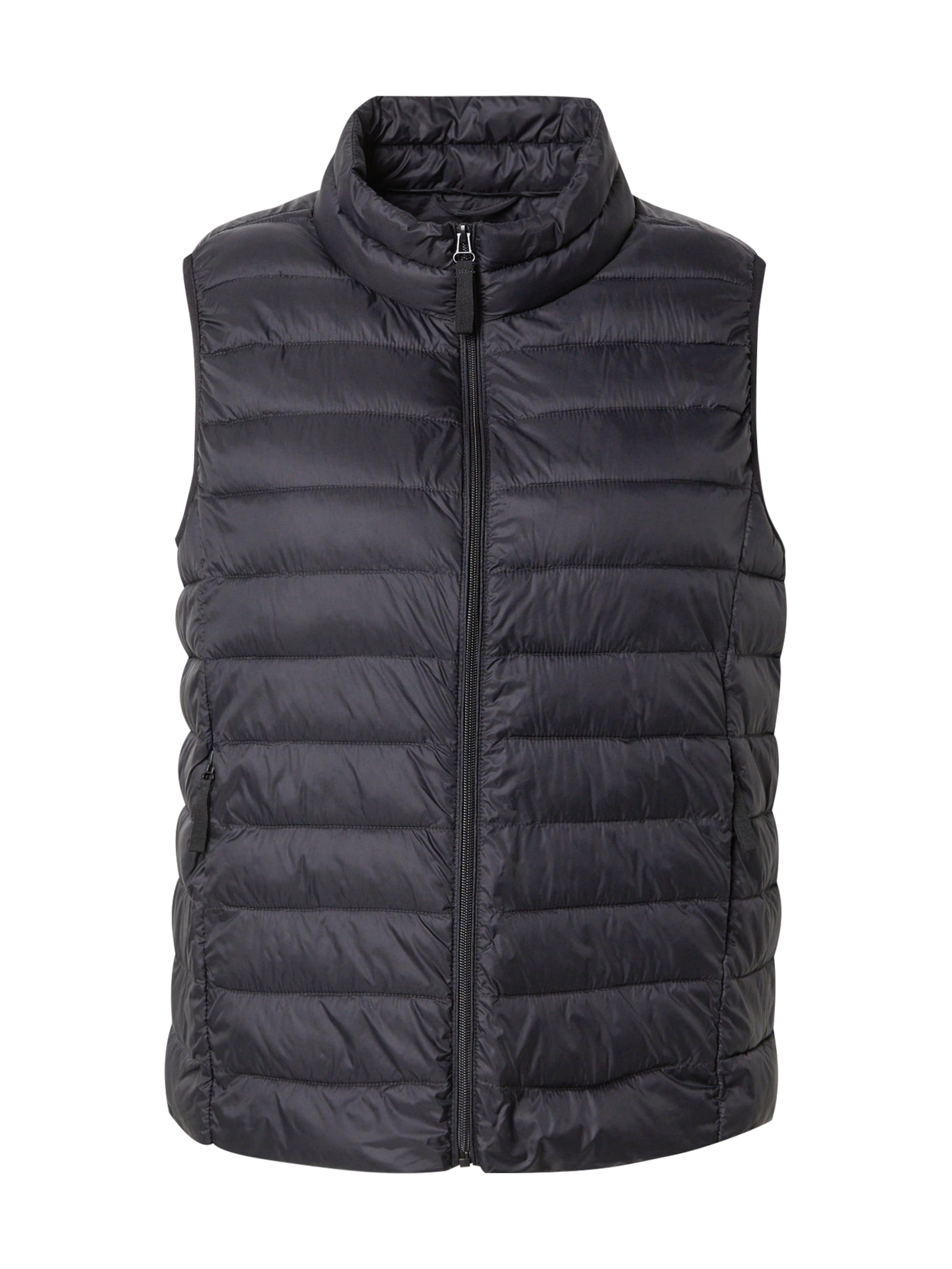 Vestă 'CARTahia' de la ONLY Carmakoma pe negru: față