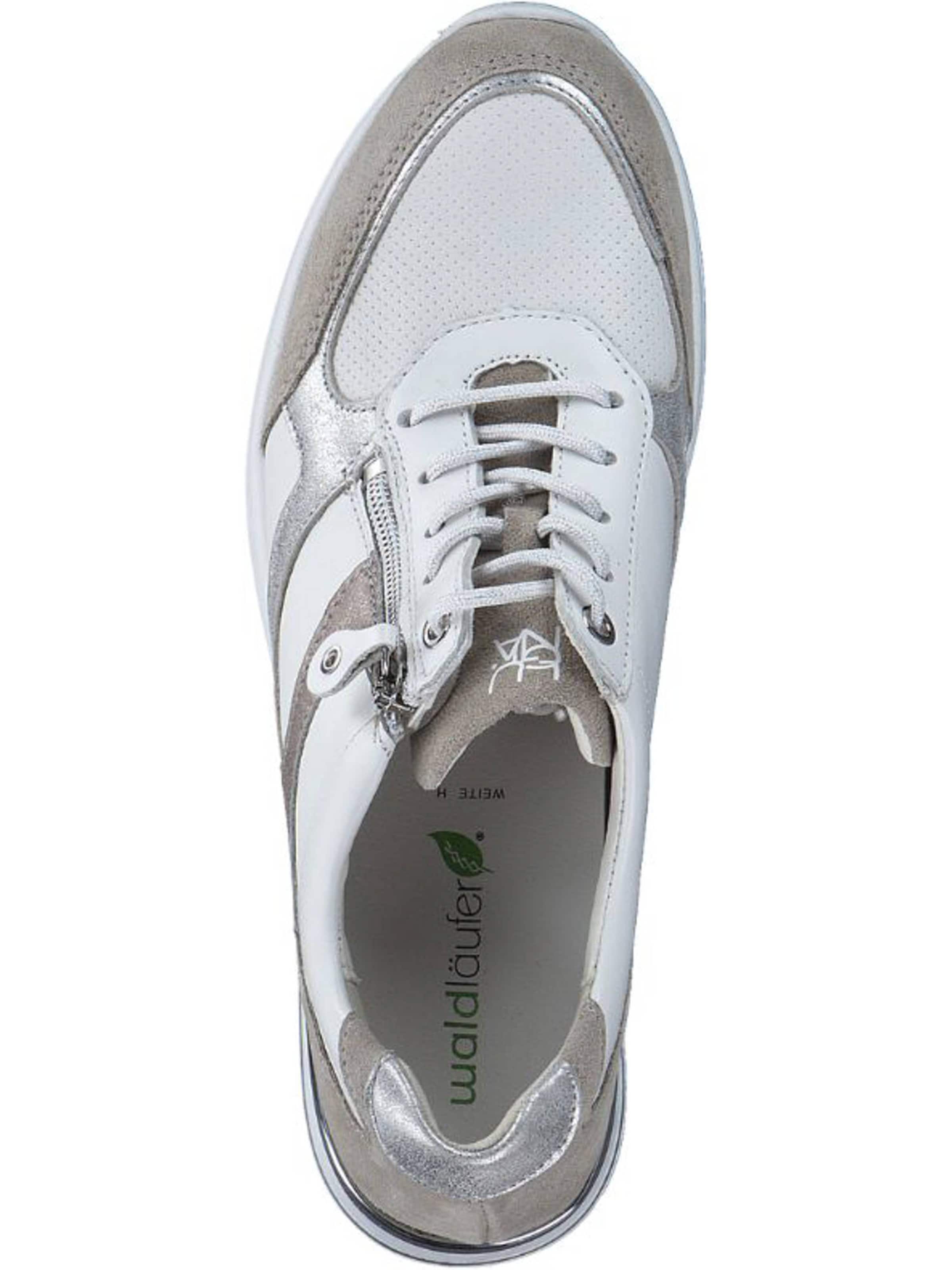 Baskets basses 'Clara' WALDLÄUFER en blanc